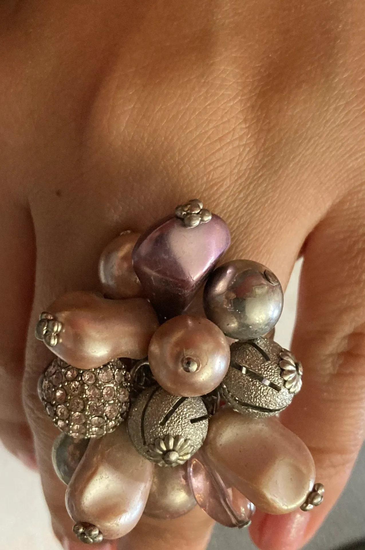 Premier Design beaded ring free size  - Image 6