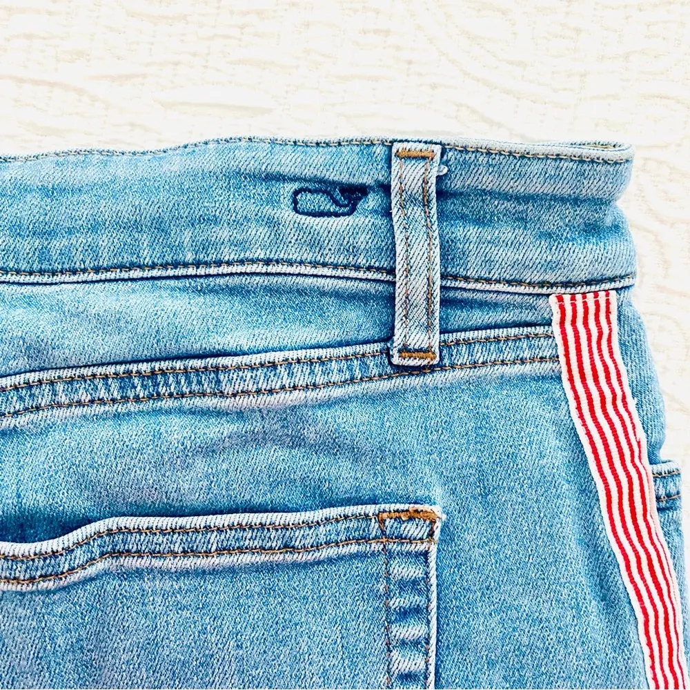 Vineyard Vines Denim High Waisted Shorts - Image 4