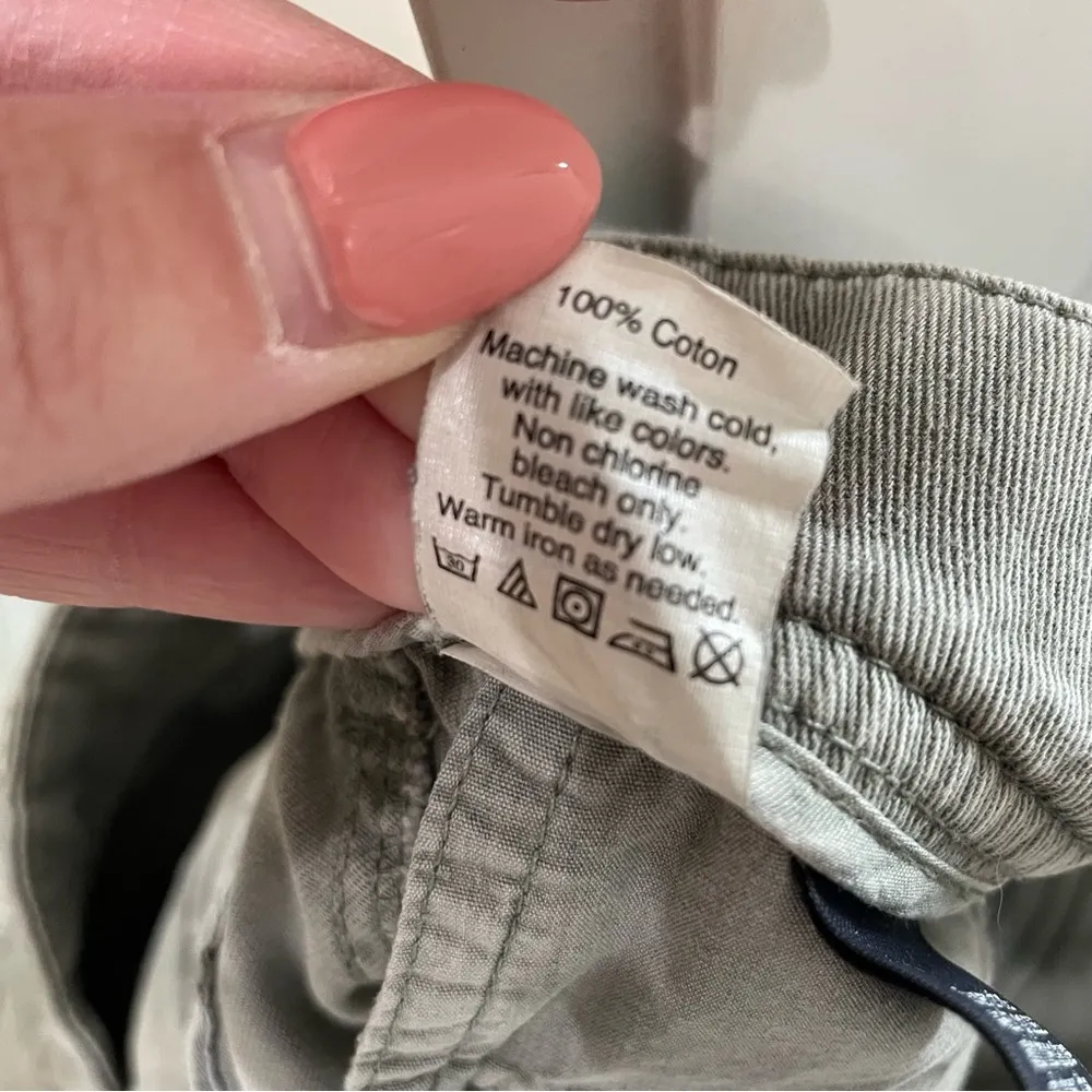 J. Crew Light Grey Sunwashed Slim Chino Pants - Image 5