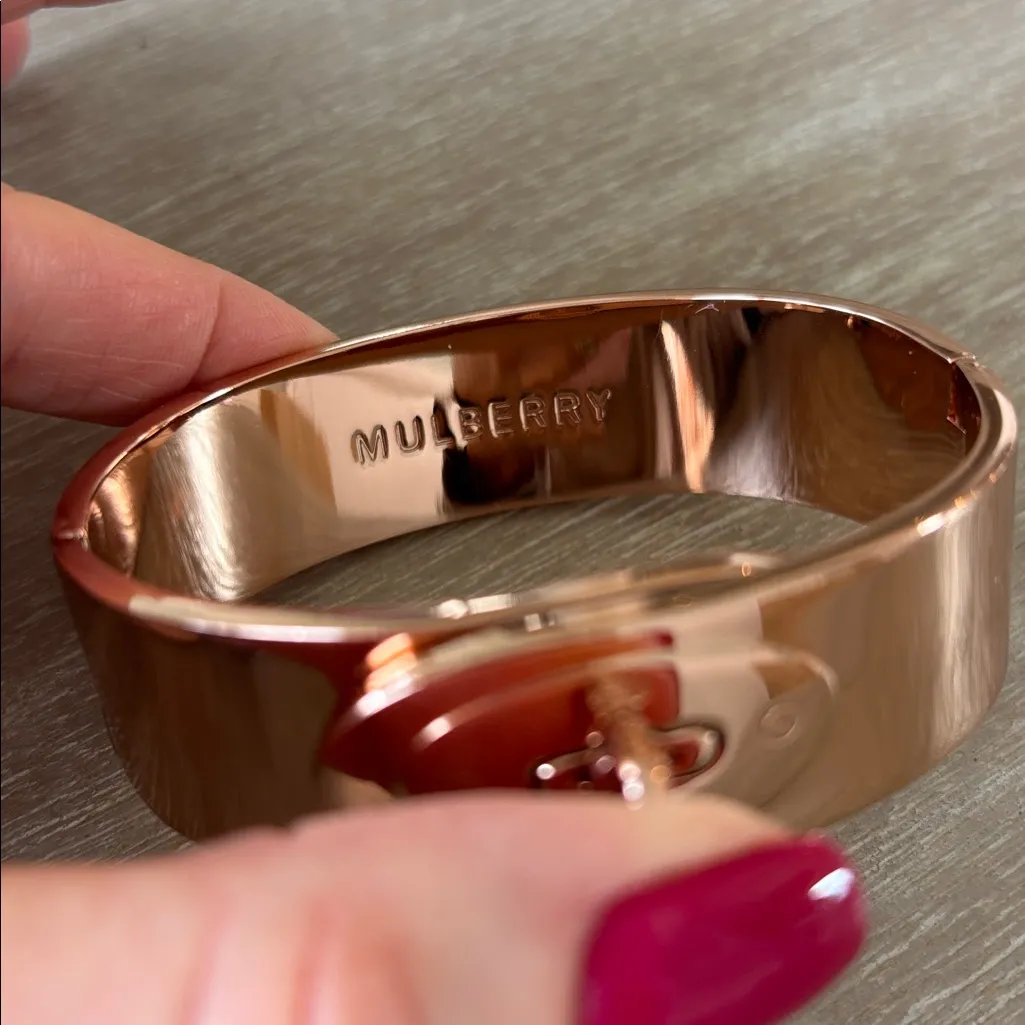 Mulberry Bayswater Metal Bracelet in Rose Gold - Image 3