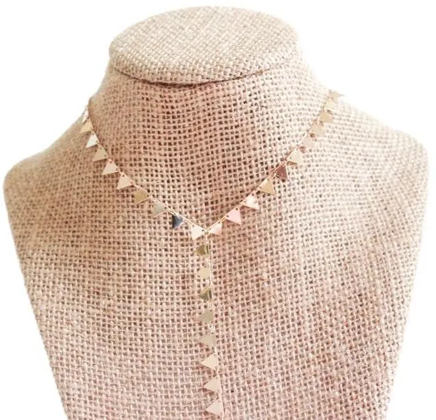 Beaded by Meg Triangle Y Necklace - Image 3