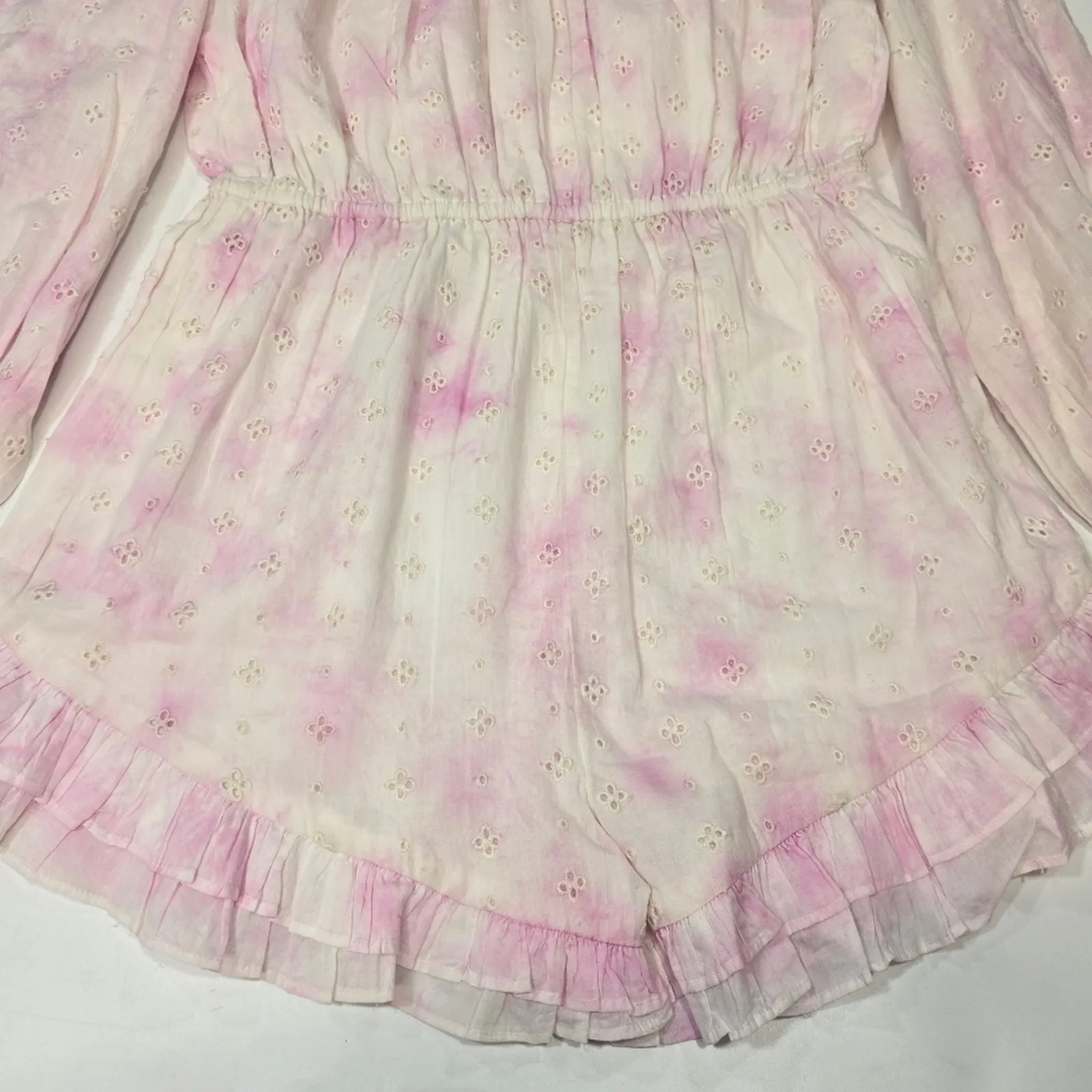 Tularosa Jordan Romper in Fuchsia Tie Dye Medium - Image 13