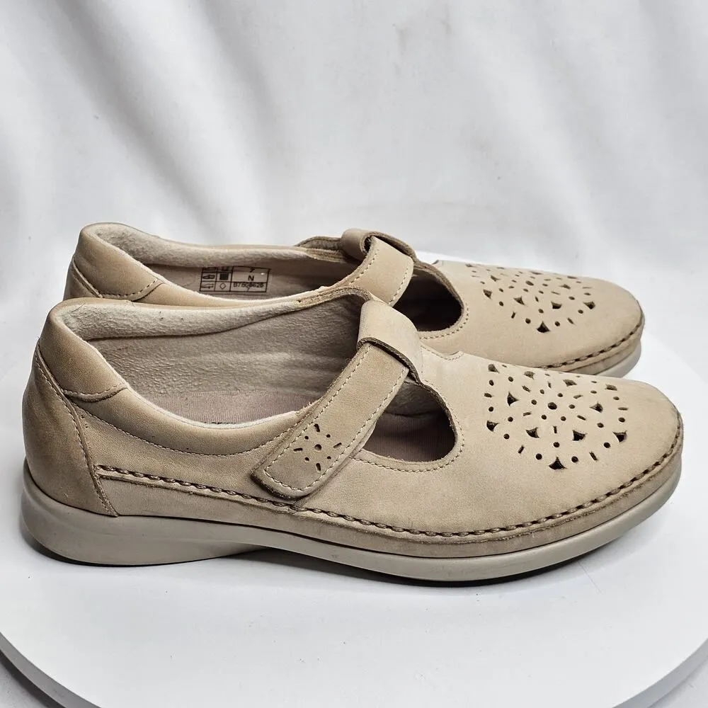 SAS Willow Linen Leather Mary Jane Comfort Shoes Loafer Slip - Image 2