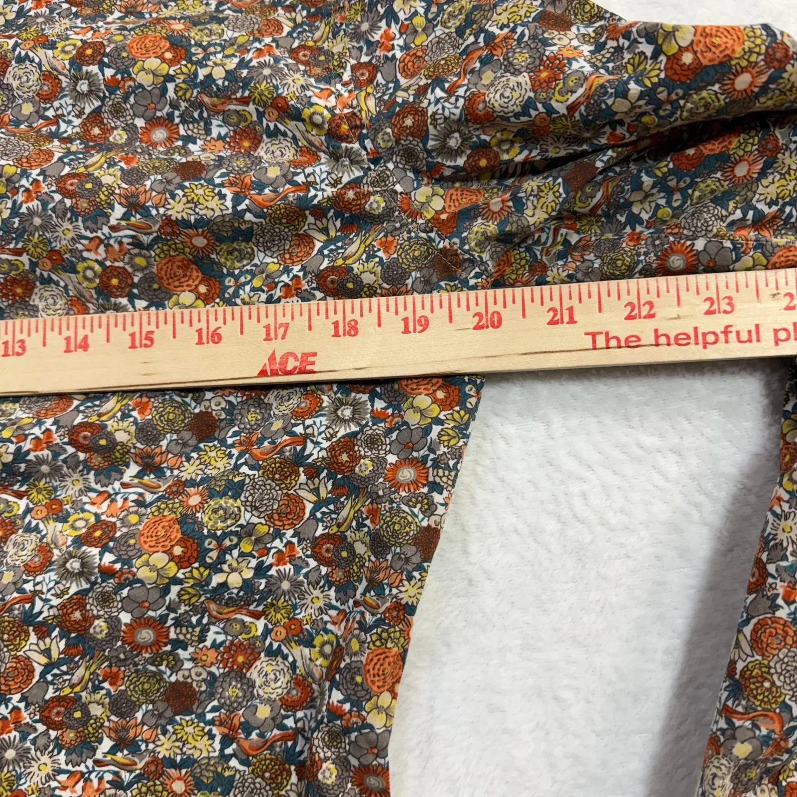 Downeast S Buttoned Floral Top Retro Cottagecore Fall Boho Teacher Twee 70s Soft - Image 7