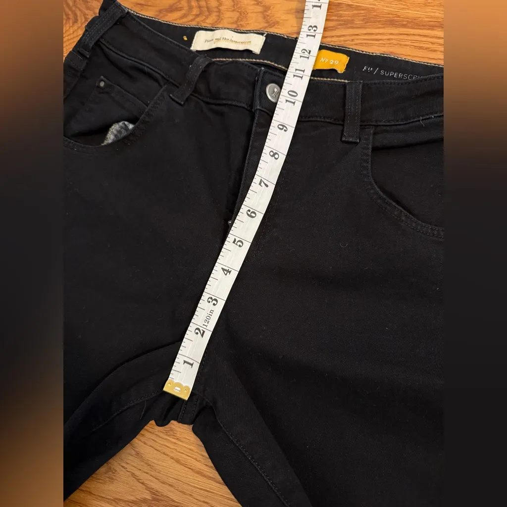 Anthropologie x Pilcro And The Letterpress 29 Black Superscript Jeans - Image 4