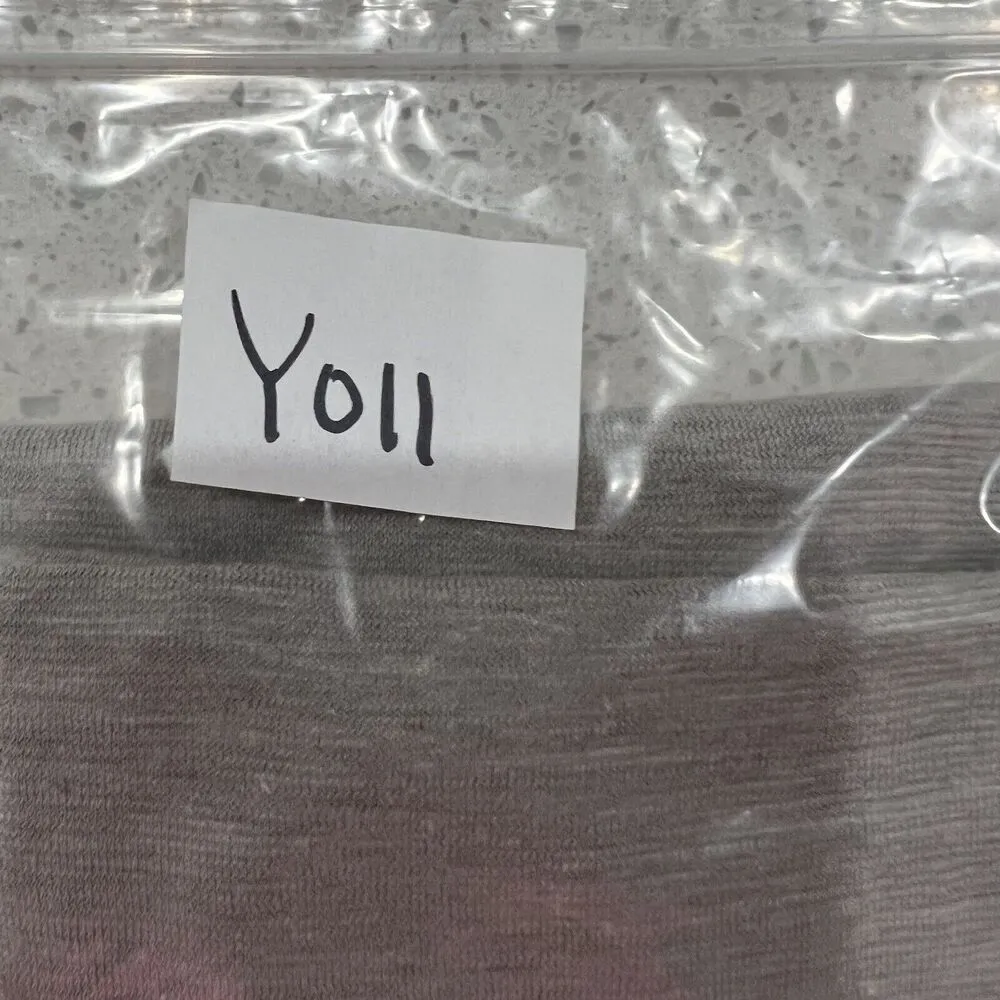 Eileen Fisher Sz XS Dress Jersey Hemp Organic Cotton Round Neck Tank Bubble Hem - Image 8