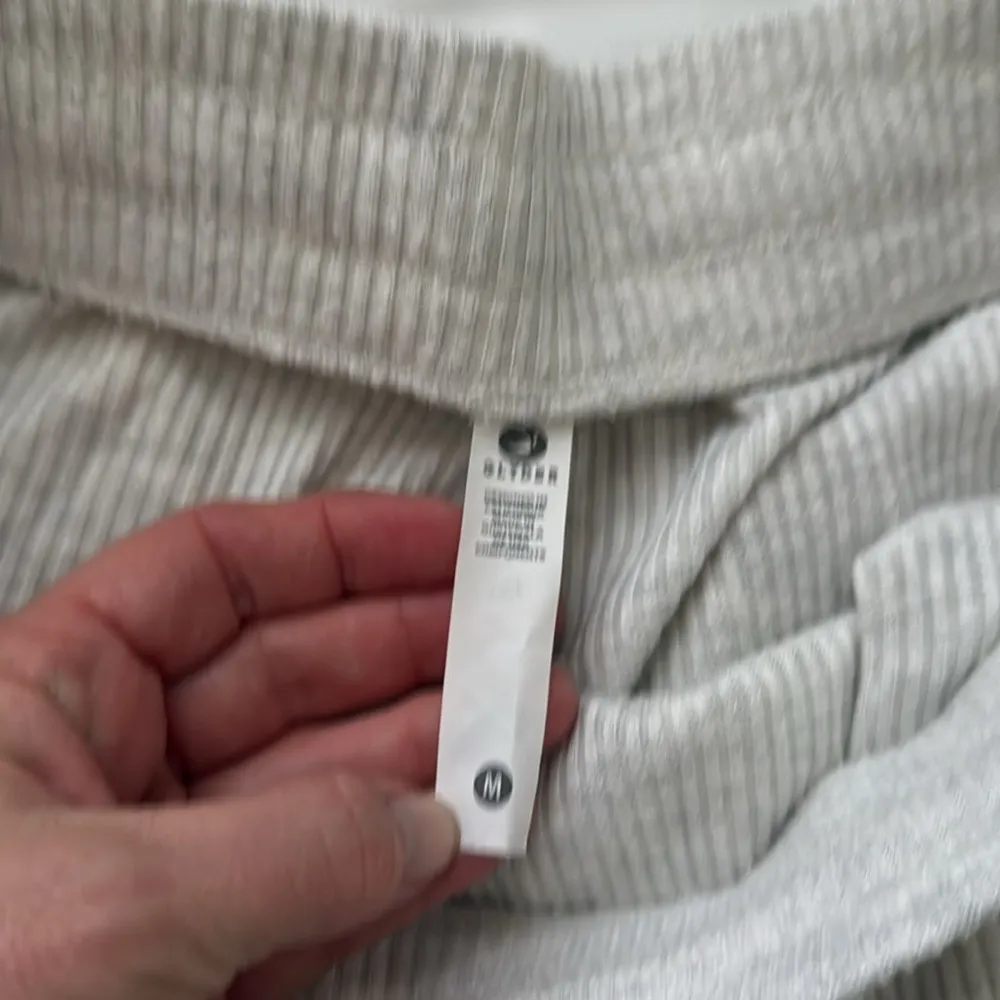 Glyder Bianca Ribbed 7/8 Jogger, Grey, Size M - Image 7