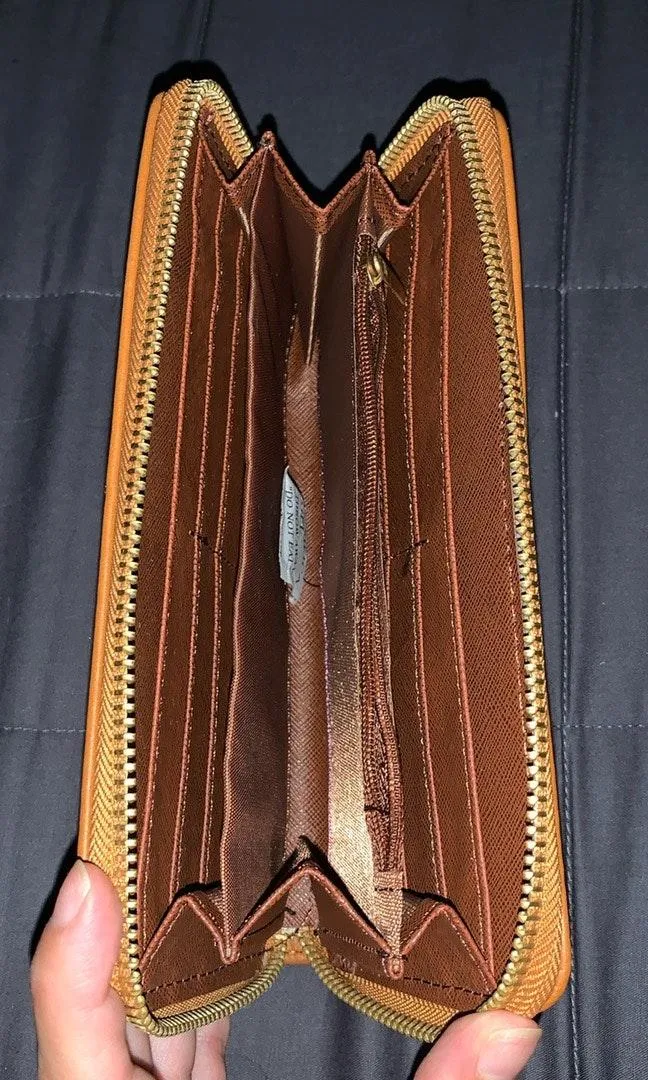 Tan Faux Leather Wallet - Image 2