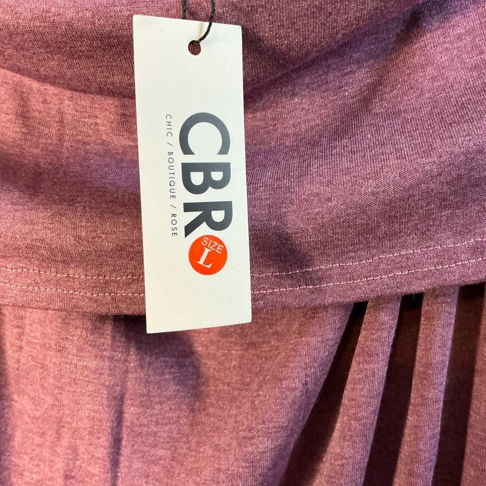 CBR Women's Mauve Sweater Pink Size L - Image 3