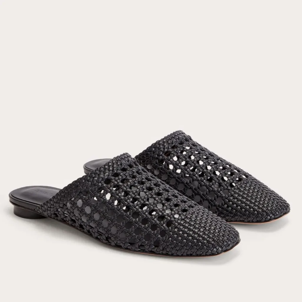 Everlane The Day Black Woven Mule 7.5 - Image 4