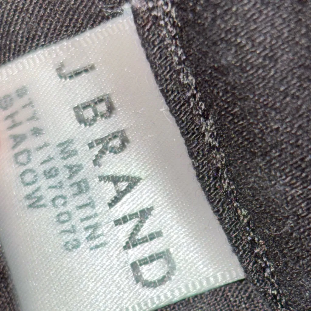 J Brand Martini Mid-Rise Stretch Skinny Flare Black Shadow Jeans 26 - Image 3