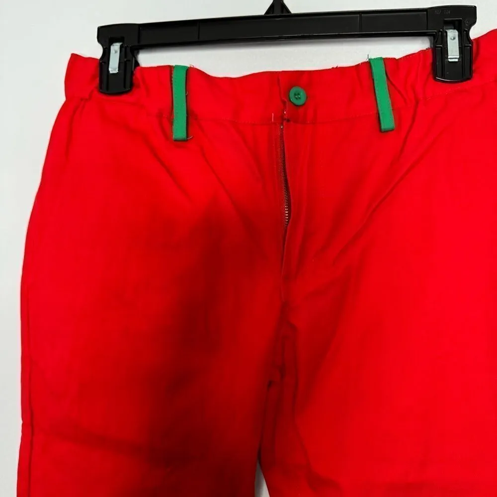 Tipsy Eves red pants size small - Image 3
