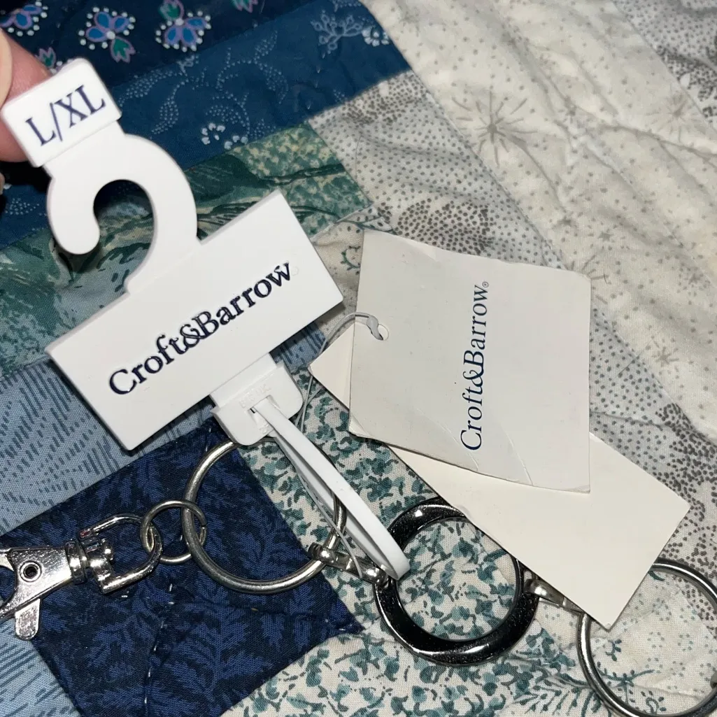 NWT! Croft & Barrow 16 Metal Ring 42” Lobster Claw Hook Belt L/XL - Image 7