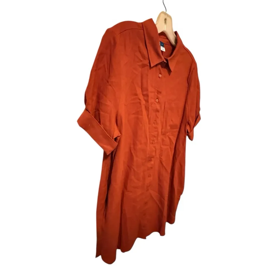 Old Navy Linen Blend Shirt Dress nwt - Image 4