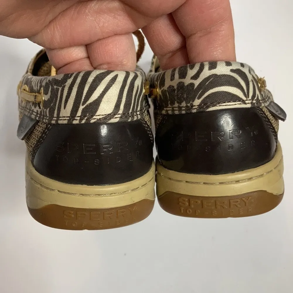 Sperry zebra‎ print loafers size 6.5 - Image 5