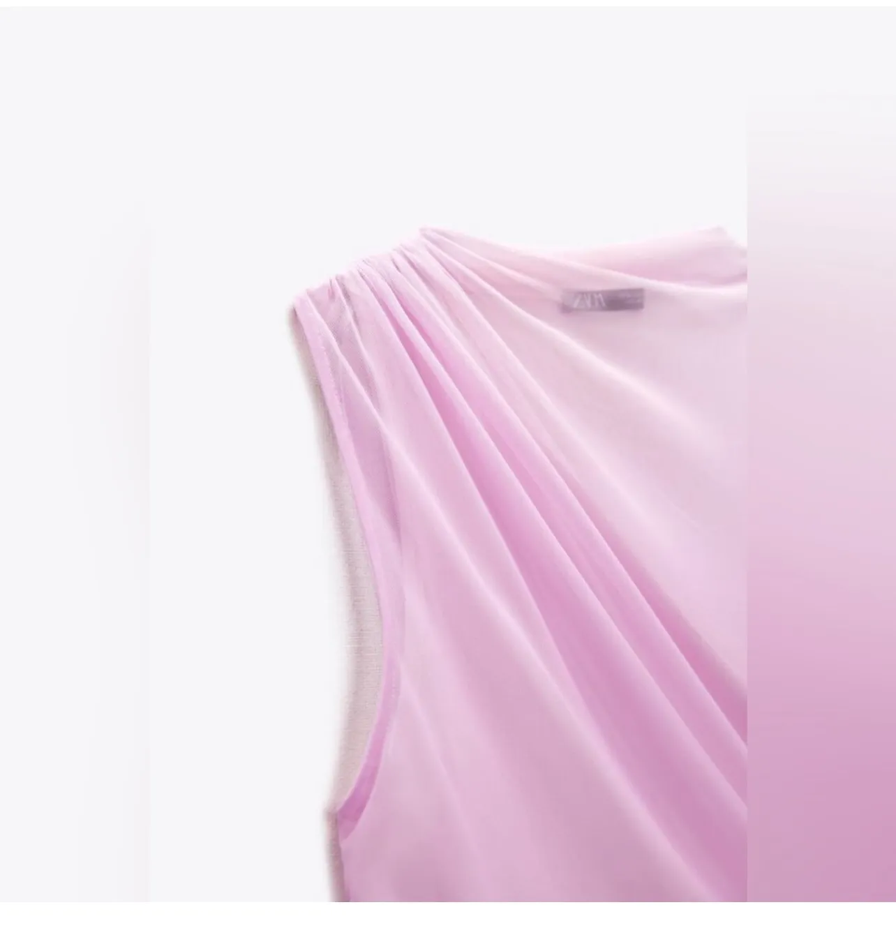 NWOT Pink Ombre Mesh Dress - Image 9