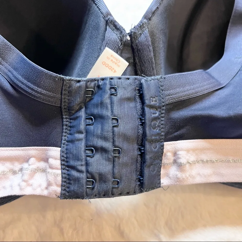 Cacique  Navy Blue Lightly Lined Full Coverage Bra Size 42DDD - Image 5