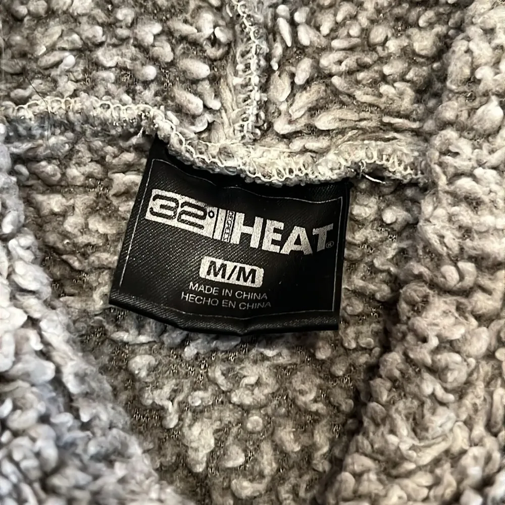 32 Degrees Women’s Soft Sherpa Pullover Hoodie in Green Heather - Image 2