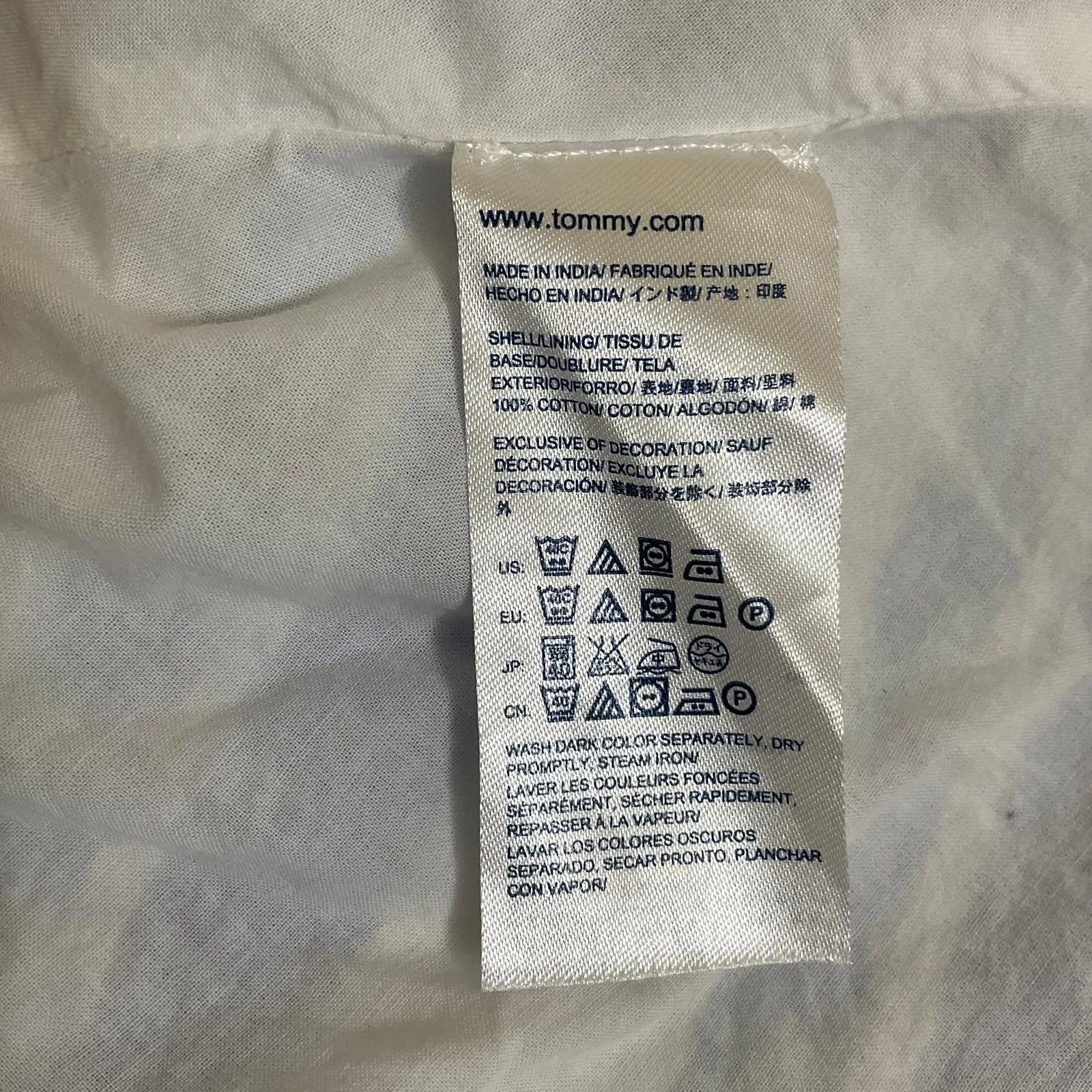 Tommy Hilfiger Women  blue white stripe cotton dress size 16‎ - Image 7