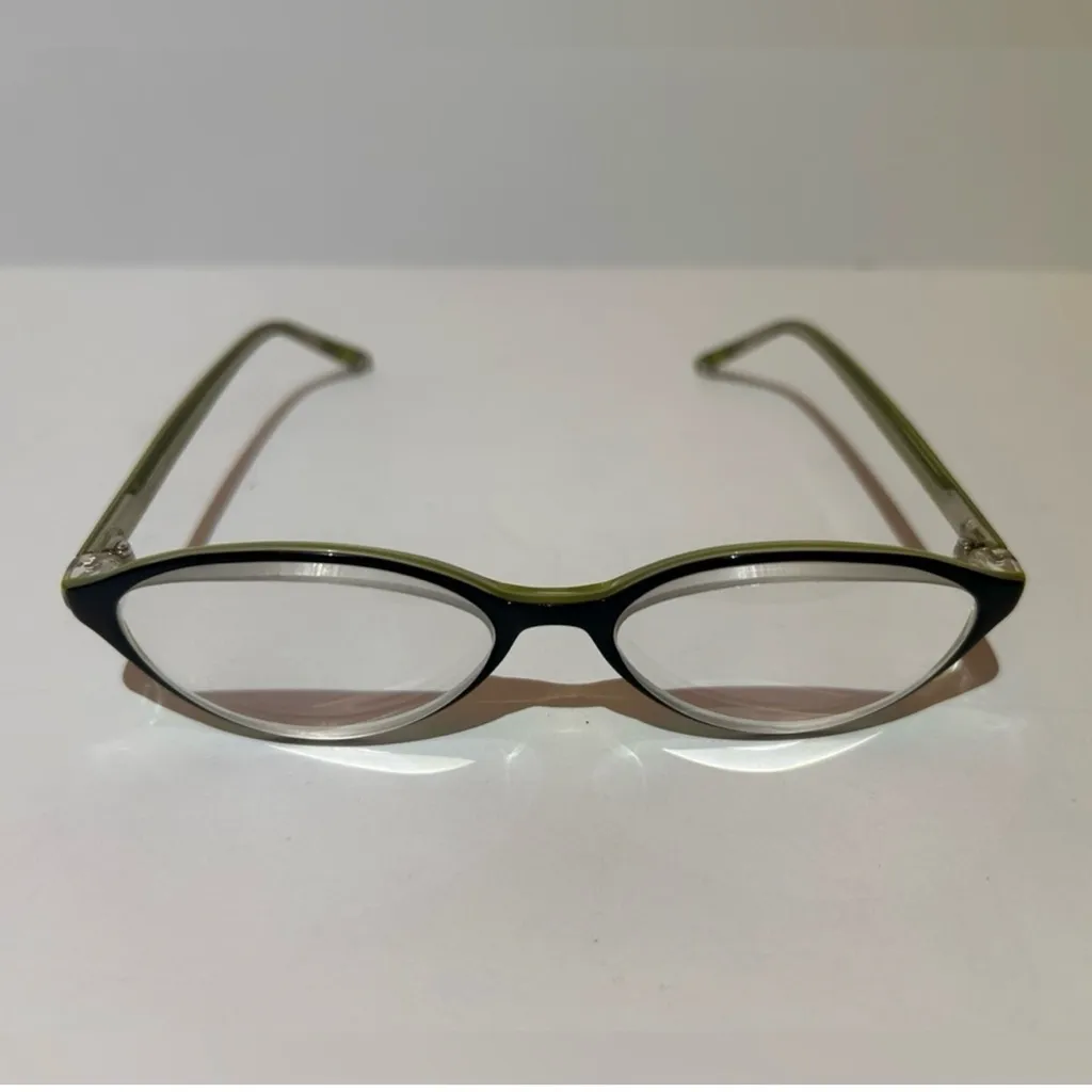 Coach Collette 537 vintage prescription glasses Black and Green Women's - Image 2