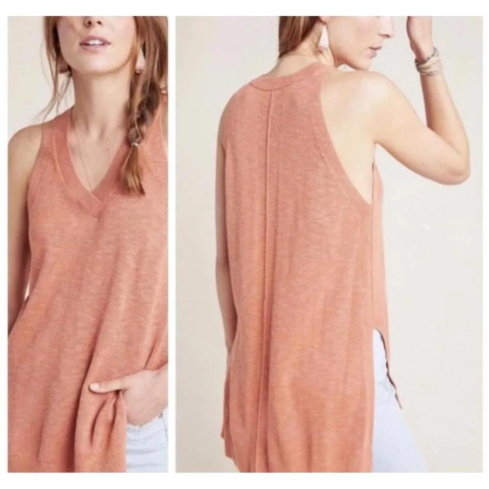 Anthropologie Desmond Sleeveless V-Neck Tunic Sweater Vest Women’s Size Small​ - Image 13