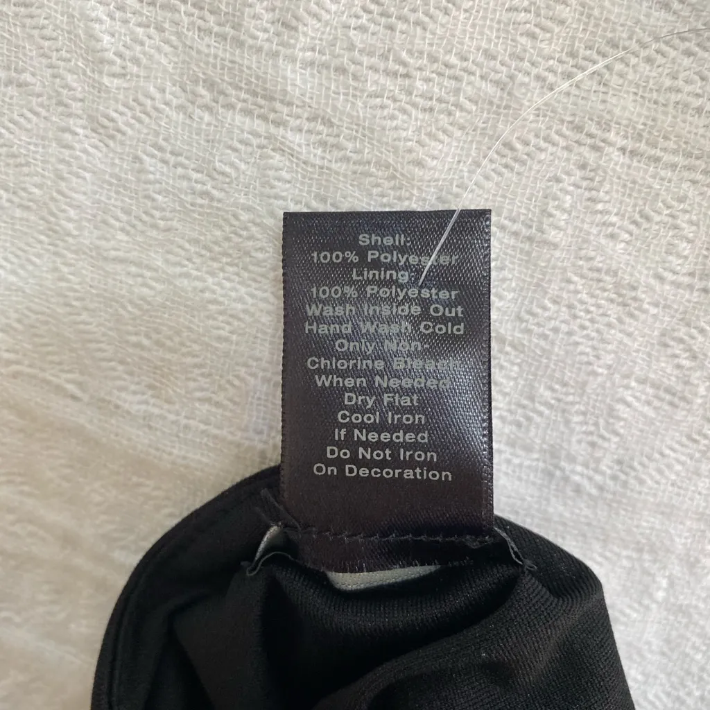 Ann Taylor Women Size  M Black Sequin Sleeveless Lined Dressy Blouse Top NWT - Image 7