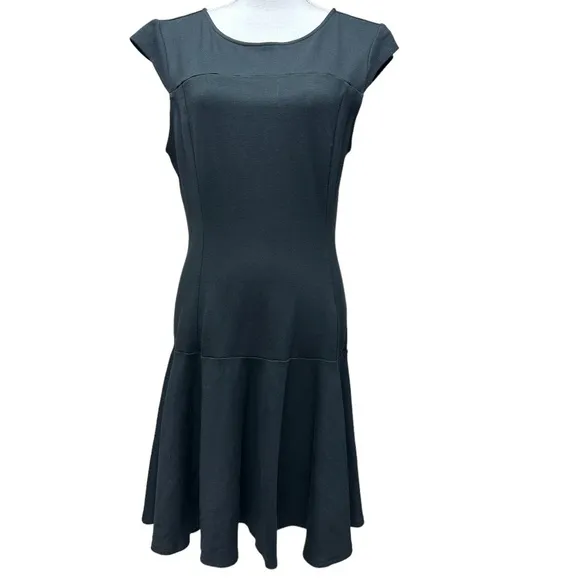 Kate Young For Target Fit and Flare Open Back Zippered Black Dress Size 12 - Image 6