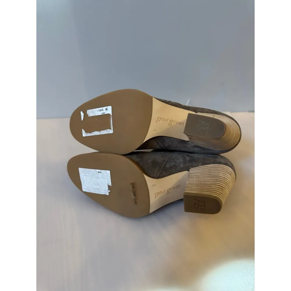 Paul Green Reya Earth Soft Suede Booties - Size 7.5 (new) - Image 7