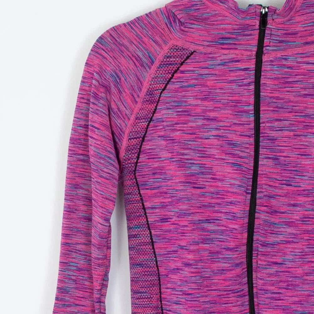 IAB MFG Pink Full Zip Contour Hoodie Jacket Womens Size‎ Medium - Image 4