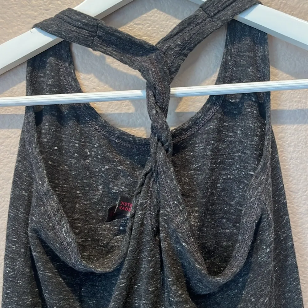 Women’s SHS High School Raglan Tank Top Size XS Gray - Image 5