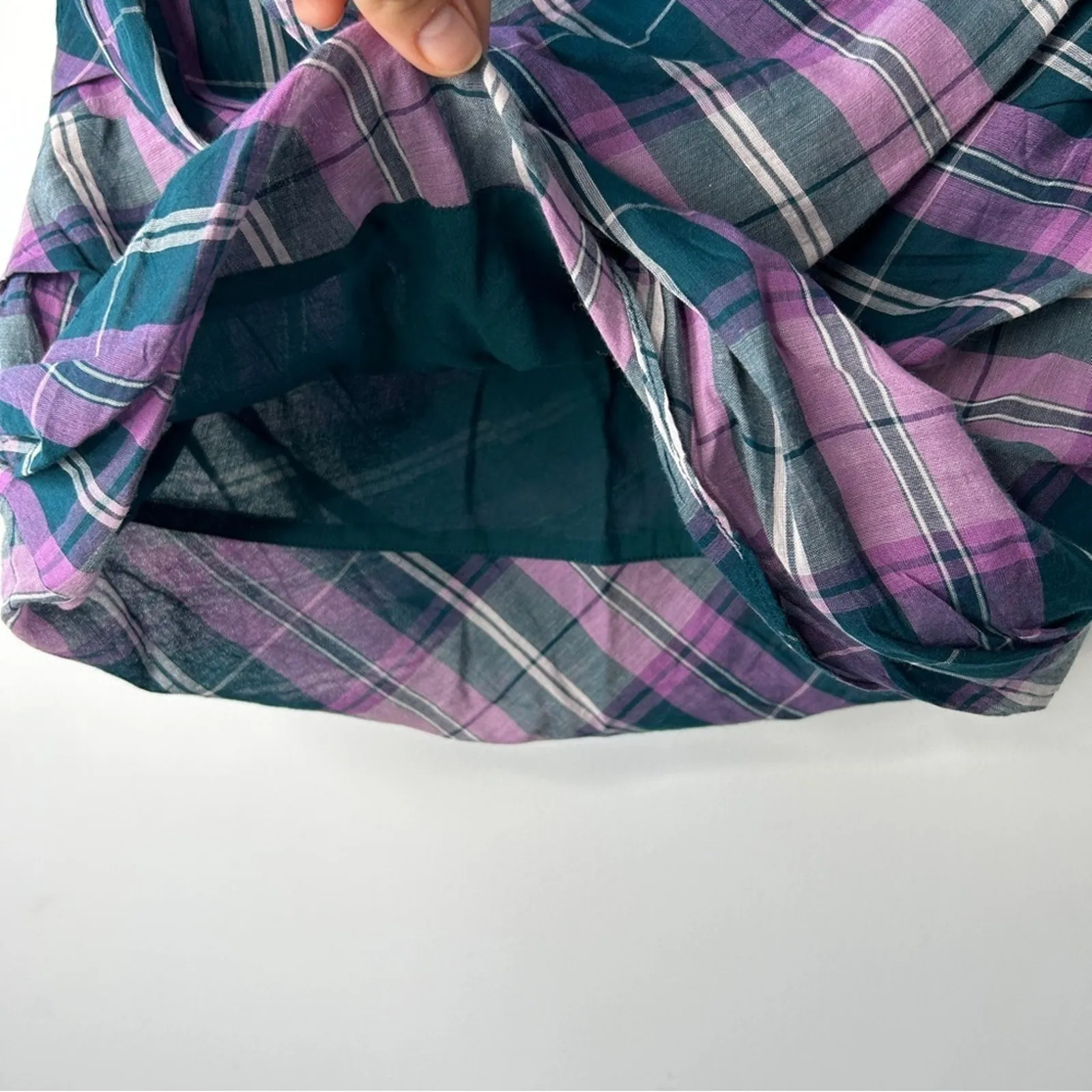 ISABEL MARANT ÉTOILE Mini Skirt Womens Size 4 Plaid Rodeo Indie Academia Preppy - Image 4