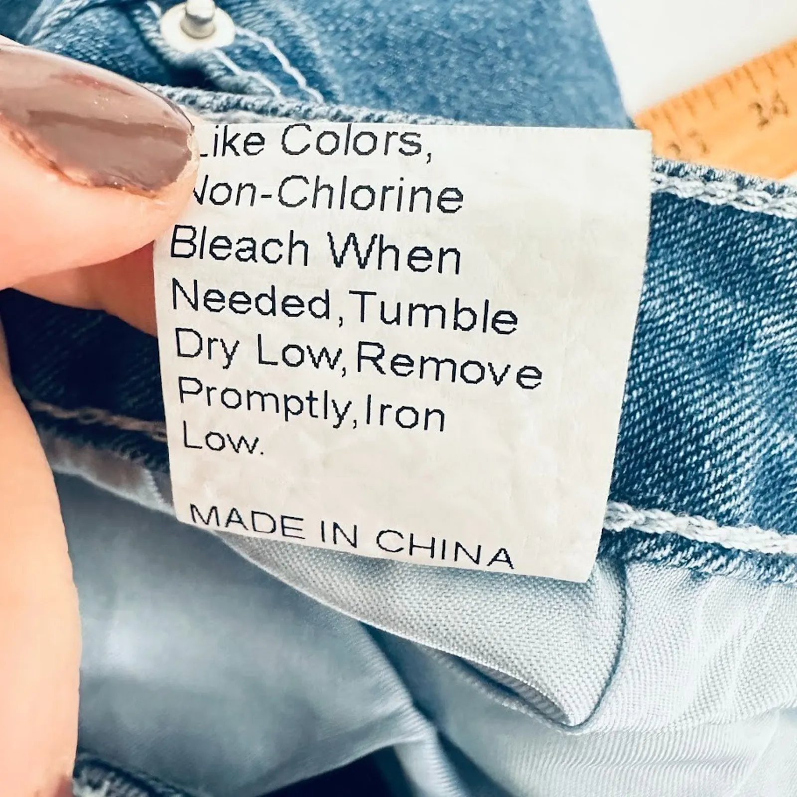 Shein Womens Plus Size 2XL Flare Raw Hem High Rise Denim Blue Jeans Stretch - Image 10