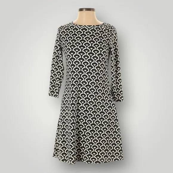 Barbara Gerwit‎ Black White Geometric Print A - Image 2