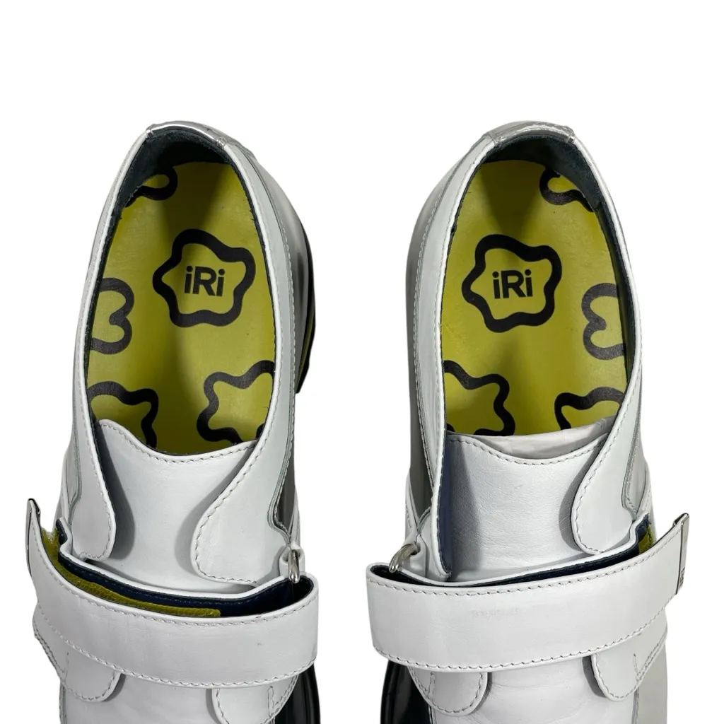 NIB iRi NYC‎ DAAN Silver Leather Loafer Size EU 41 Women’s 11 Platform Shoes - Image 9