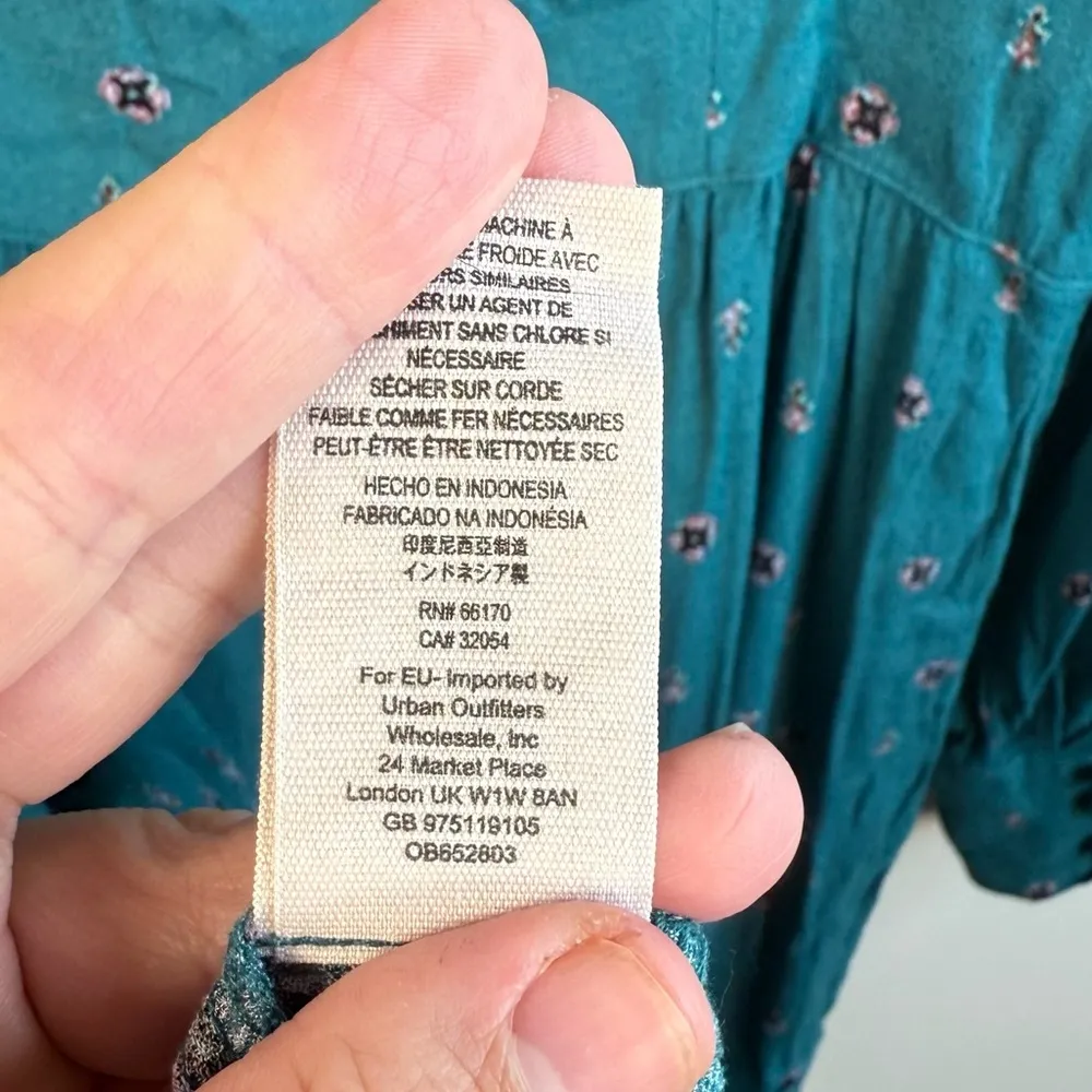 Free People Green Love Grows Romper - Image 10