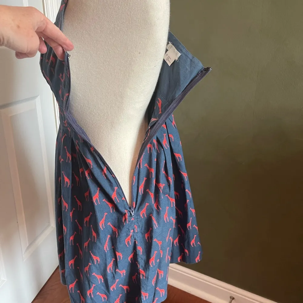 Cooperative Women’s 10 Giraffe sleeveless cotton dress Size 4 - Image 9