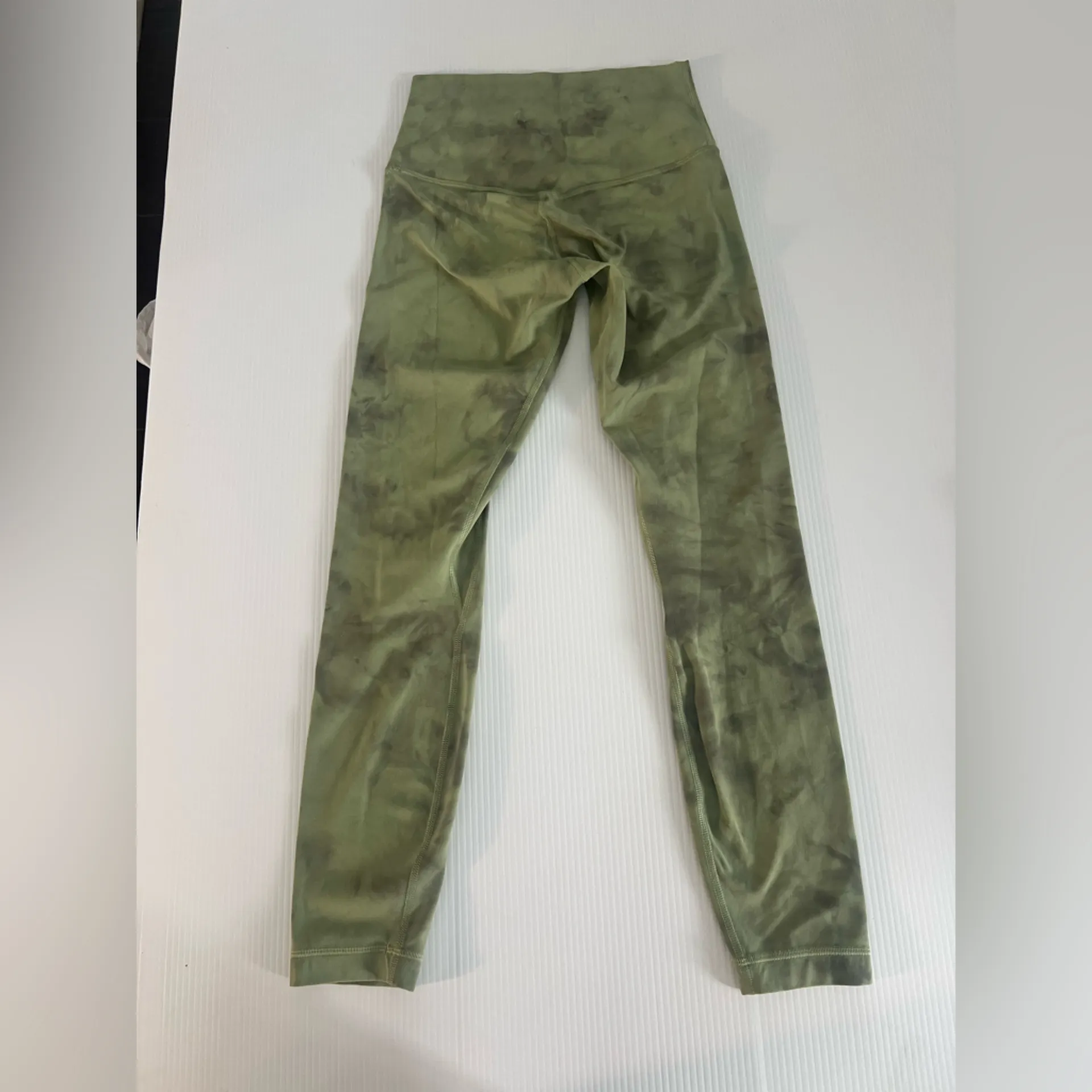 lululemon Align High-Rise Pant 25 Diamond Dye Vista Green Olive size 4 - Image 12