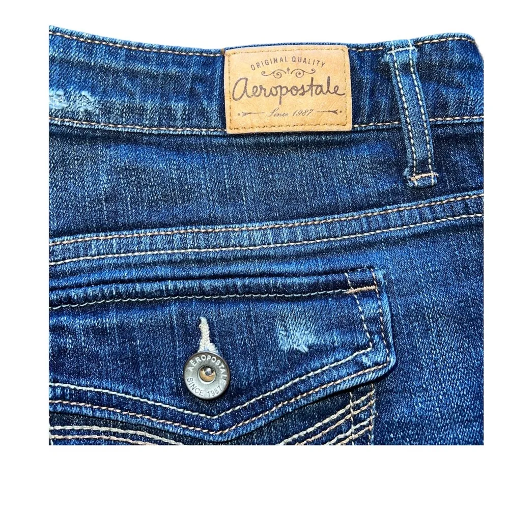 Aeropostale🦎 Distressed Jean Shorts🌵 - Image 3
