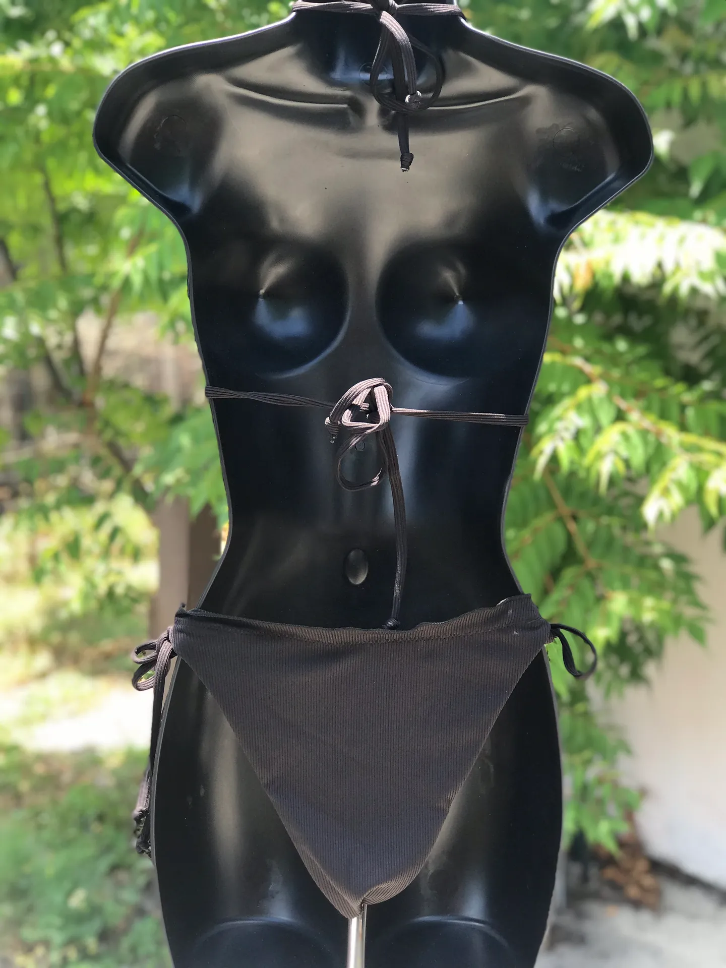 Black Two Piece Bikini Set - Image 5