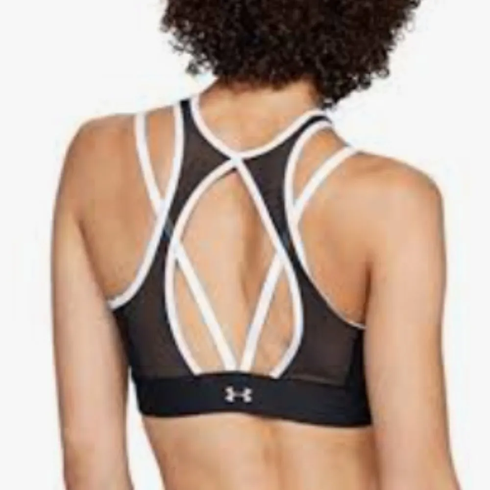 Under Armour UA Vanish Balance Mesh Mid-Impact Strappy-Back Sports Bra - Size XS - Image 5