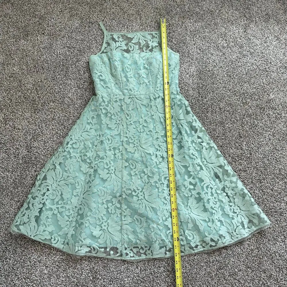 Nanette Lepore light green sleeveless a-line midi dress size 6 - Image 11