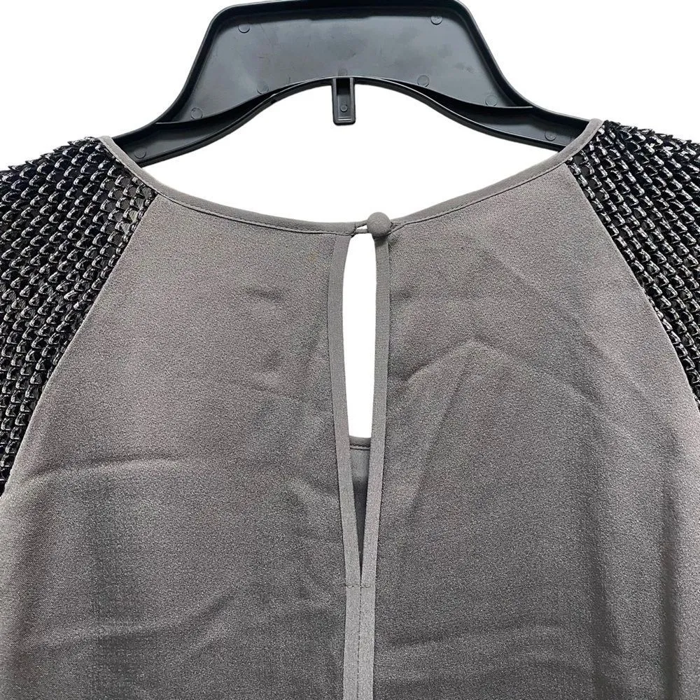 Silver/Grey Reiss Zowie USA 6 w Pockets Knee Length Casual Silhouette Dress - Image 7