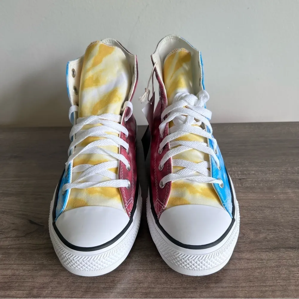 Converse Chuck Taylor All Star Hi Tie Dye Color Block Unisex Shoe Size 9 or 11 - Image 2