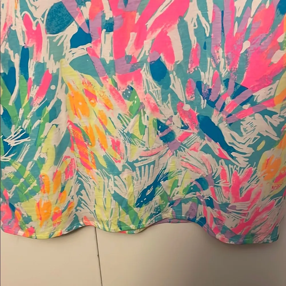 Lilly Pulitzer Pink and Blue Dress for Resort Wear - Image 5