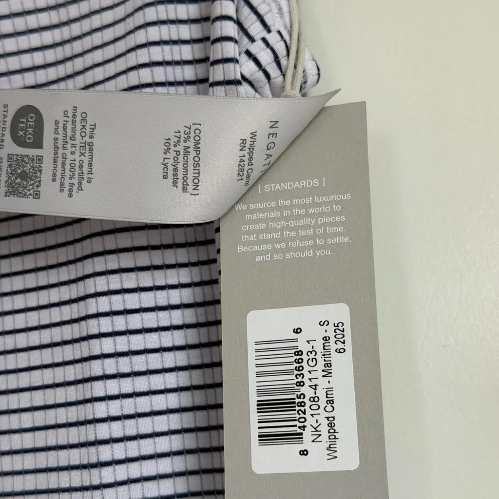 Negative Underwear Whipped Cami in Maritime, Size Small - Image 6