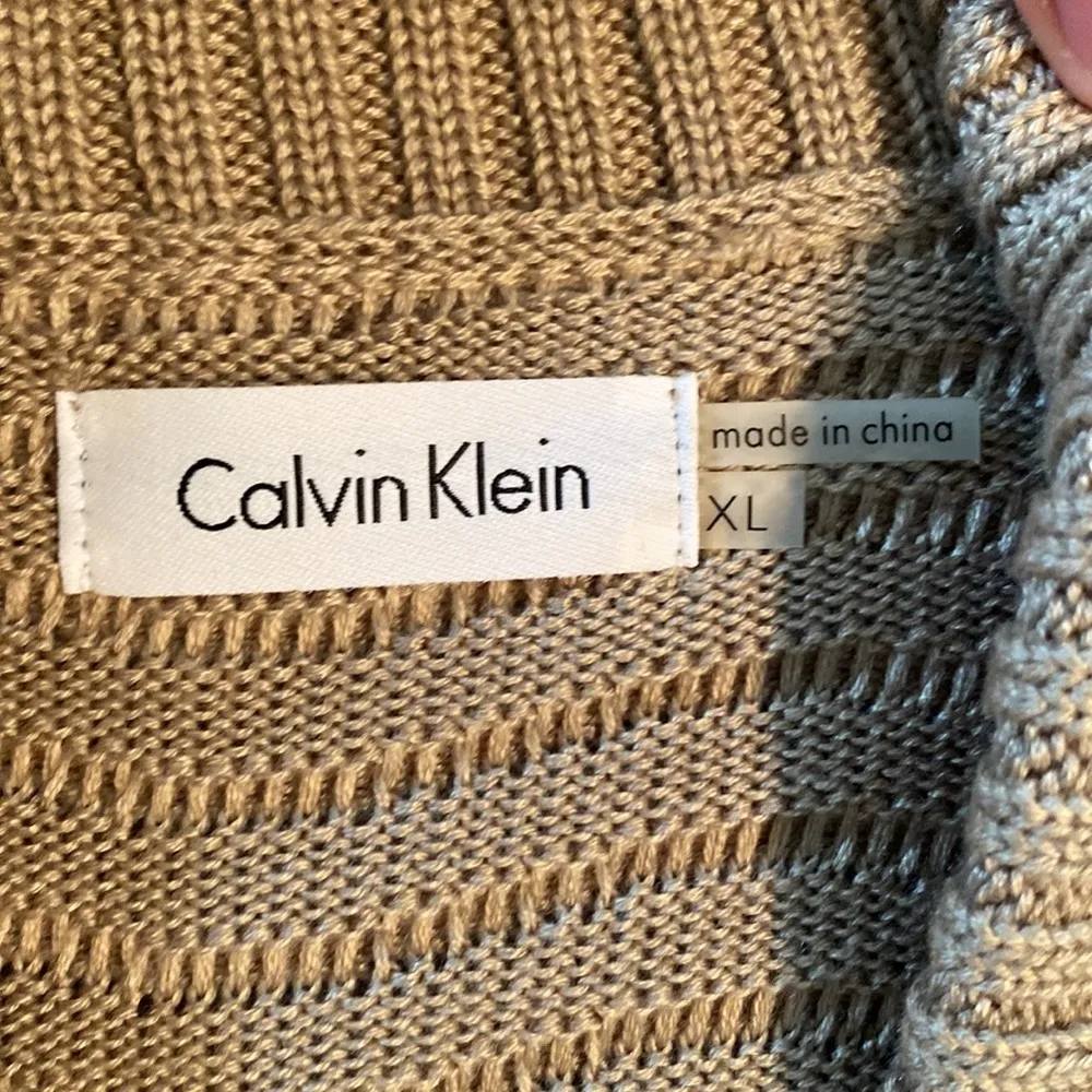 Calvin Klein Tan Sweater Dress - Image 5