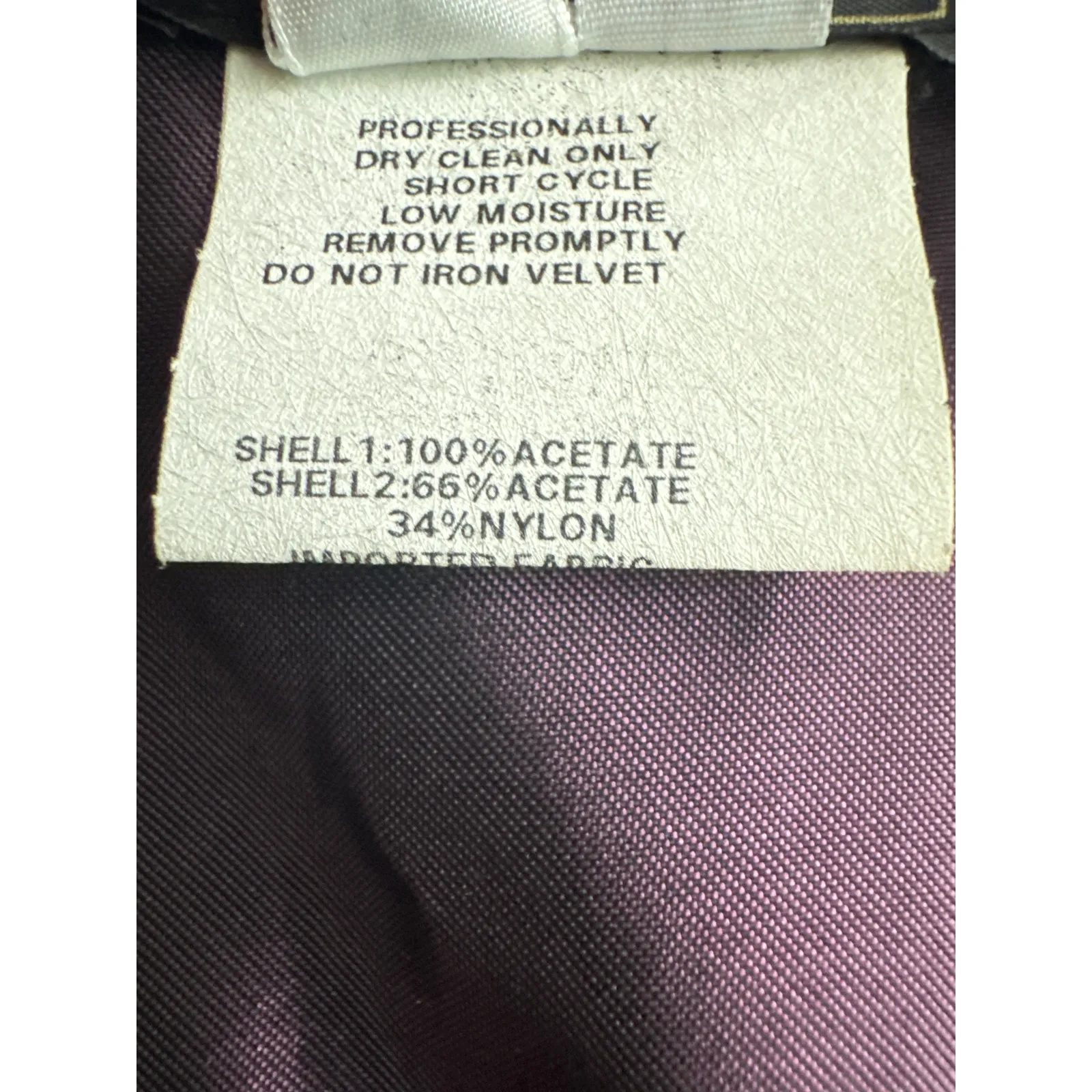 NWT Vintage Jessica McClintock Burgundy Velvet & Taffeta reversable Shawl Wrap - Image 10