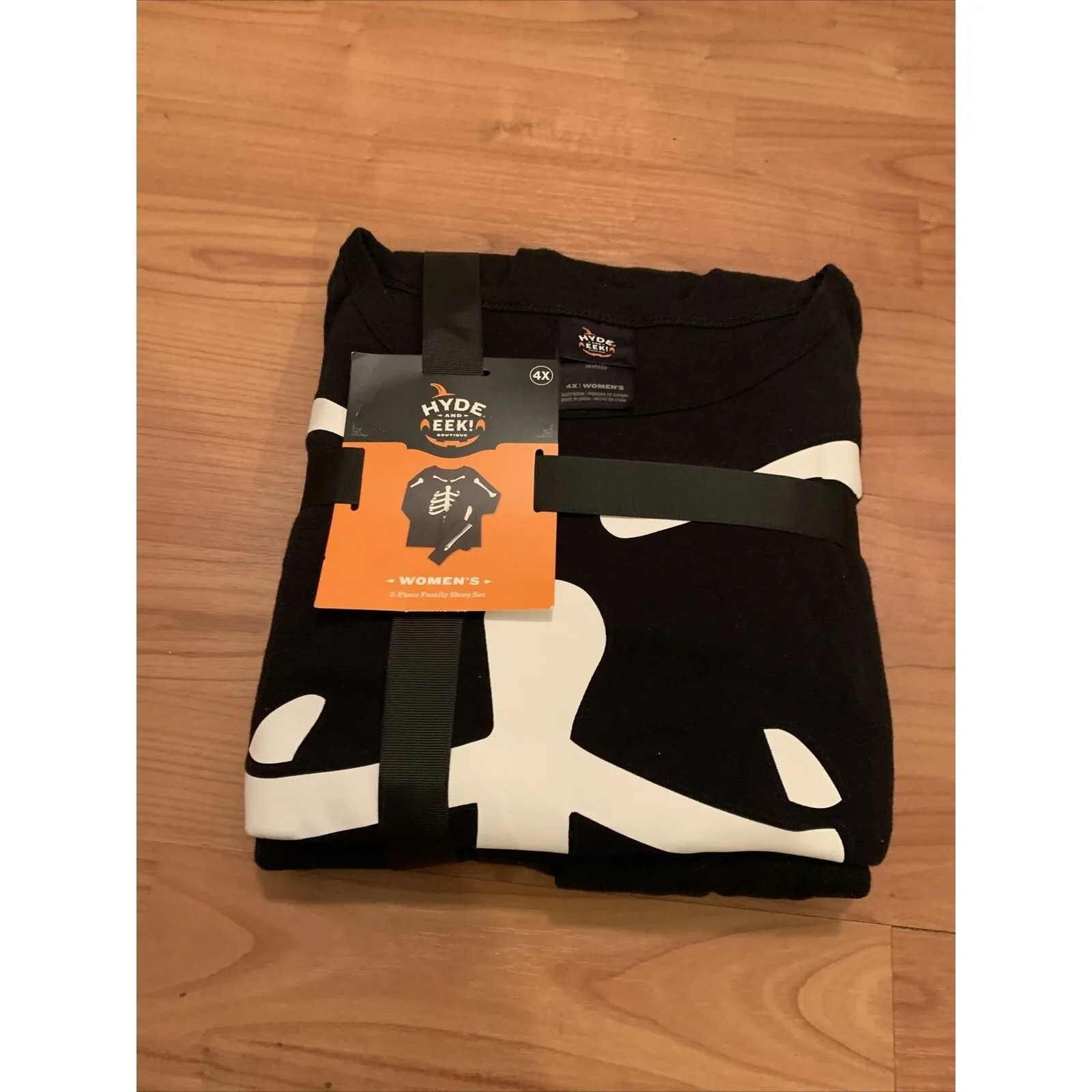 Hyde & Eek Skeleton Pajamas Set Halloween Women's Size 3X - Image 14