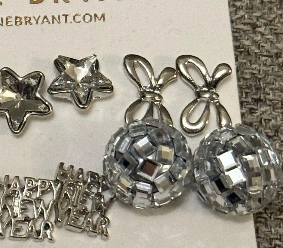 Lane Bryant New Years Whimsy 6-Pack Earrings Set - Image 3