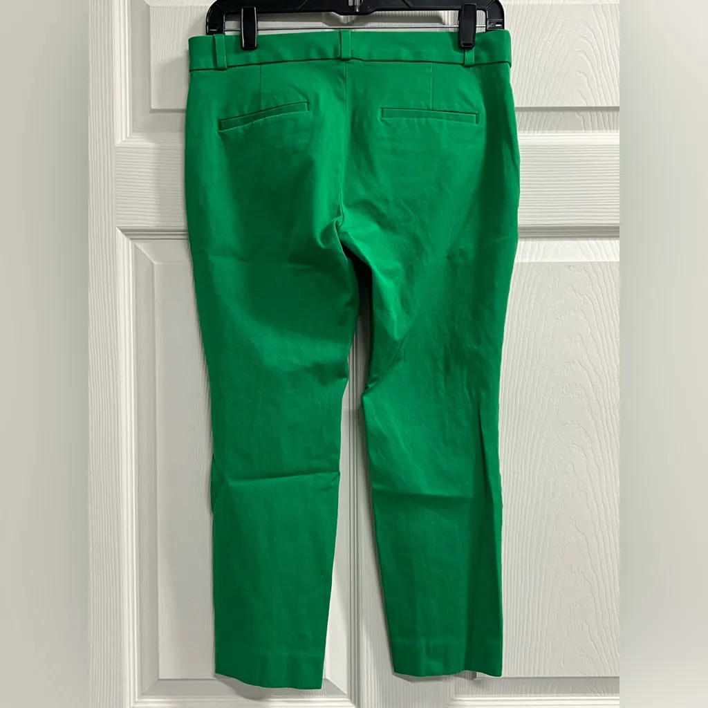 Banana Republic Women’s Sloan Crop New Green Petite Pants - Size 6P - VGUC - Image 2